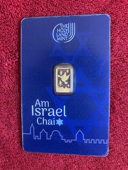 Holy Land Mint Am Israel Chai 1 Gram Gold Bars ‼️ See Rare - RETIRED - SOLD OUT GOLD & SILVER Here ....