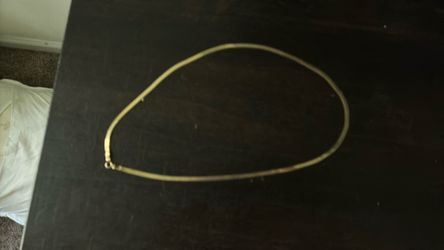 gold necklace