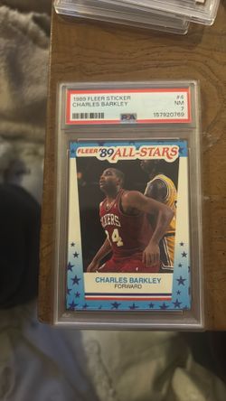 Rare Charles Barkley all star PSA 7