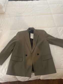 Zara double-breasted blazer 