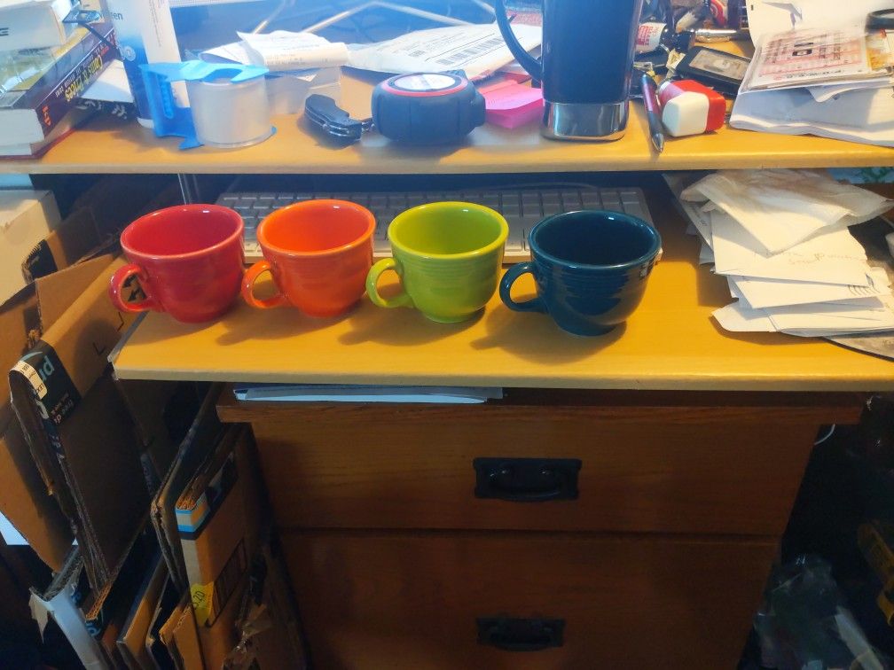 Fiesta Tea Cups