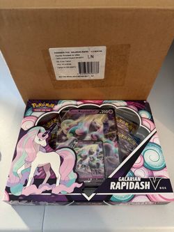 Pokémon Sword & Shield Galarian Rapidash V Box