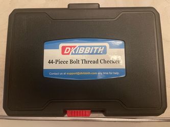 Dkibbith 44-piece bolt thread checker