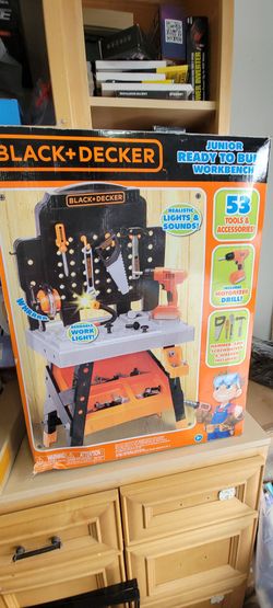 Black+Decker Junior Ready to Build Workbench Toy