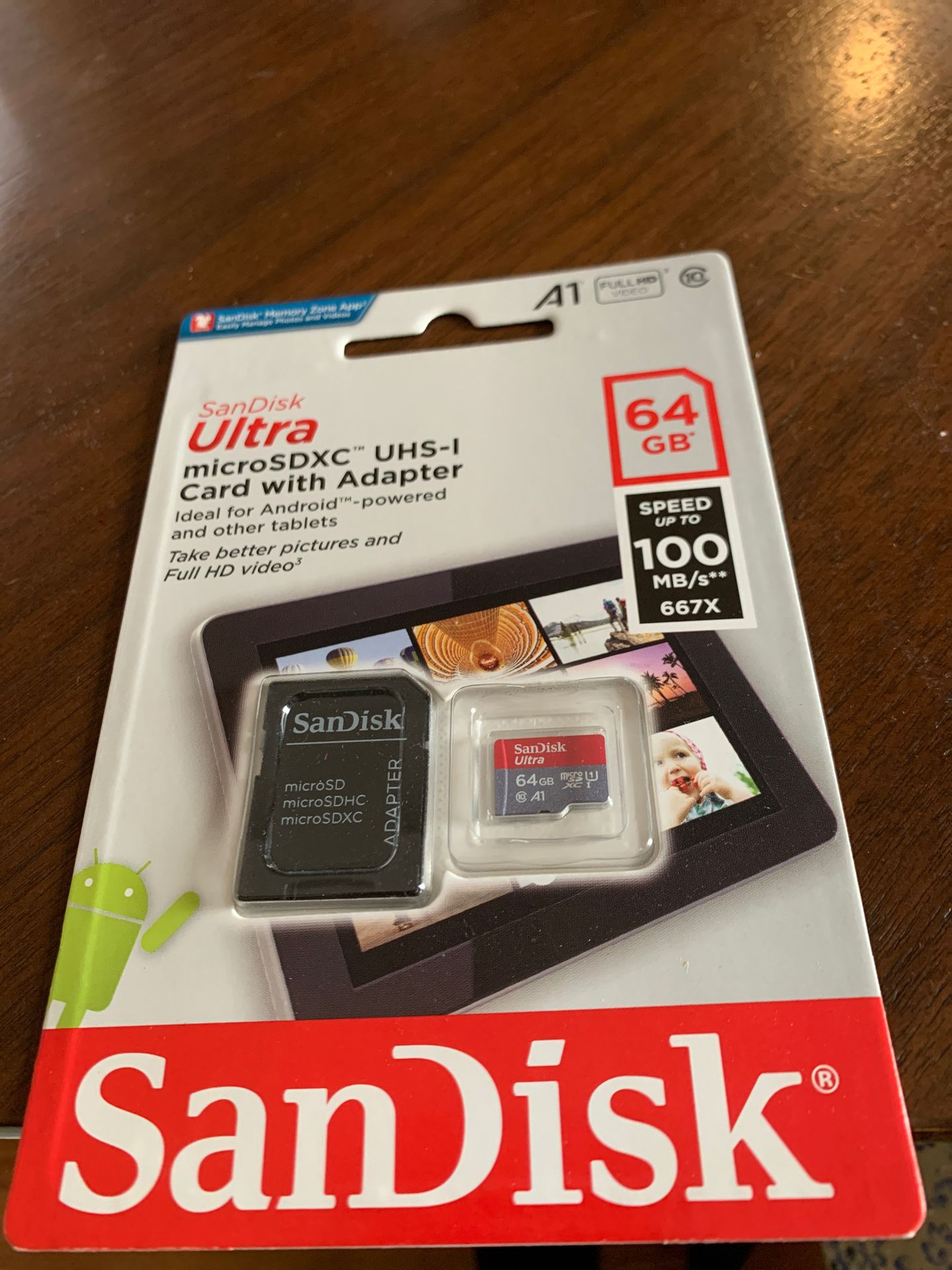 Sandusky 64gb ultra microSDXC UHS-I card with adapter