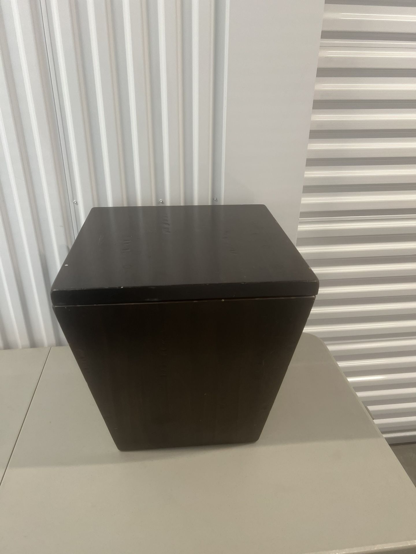 Pottery Barn Kenya Table Storage Cube Organizer Living Room Display Real Wood. Used in good condition with minor cosmetic blemishes. These blemishes a