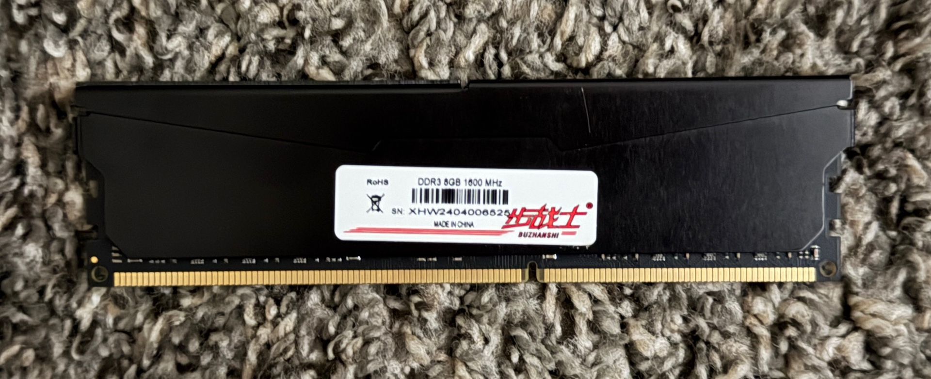 DDR3 8GB 1600MHz RAM Memory