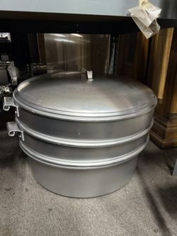 New Commercial 2-tier Stacking Steamer Set 