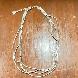 Liz Claiborne vintage Tone Chain Necklace 17”