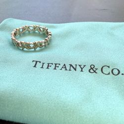 Tiffany & Co. Silver Paloma Picasso XO Ring
