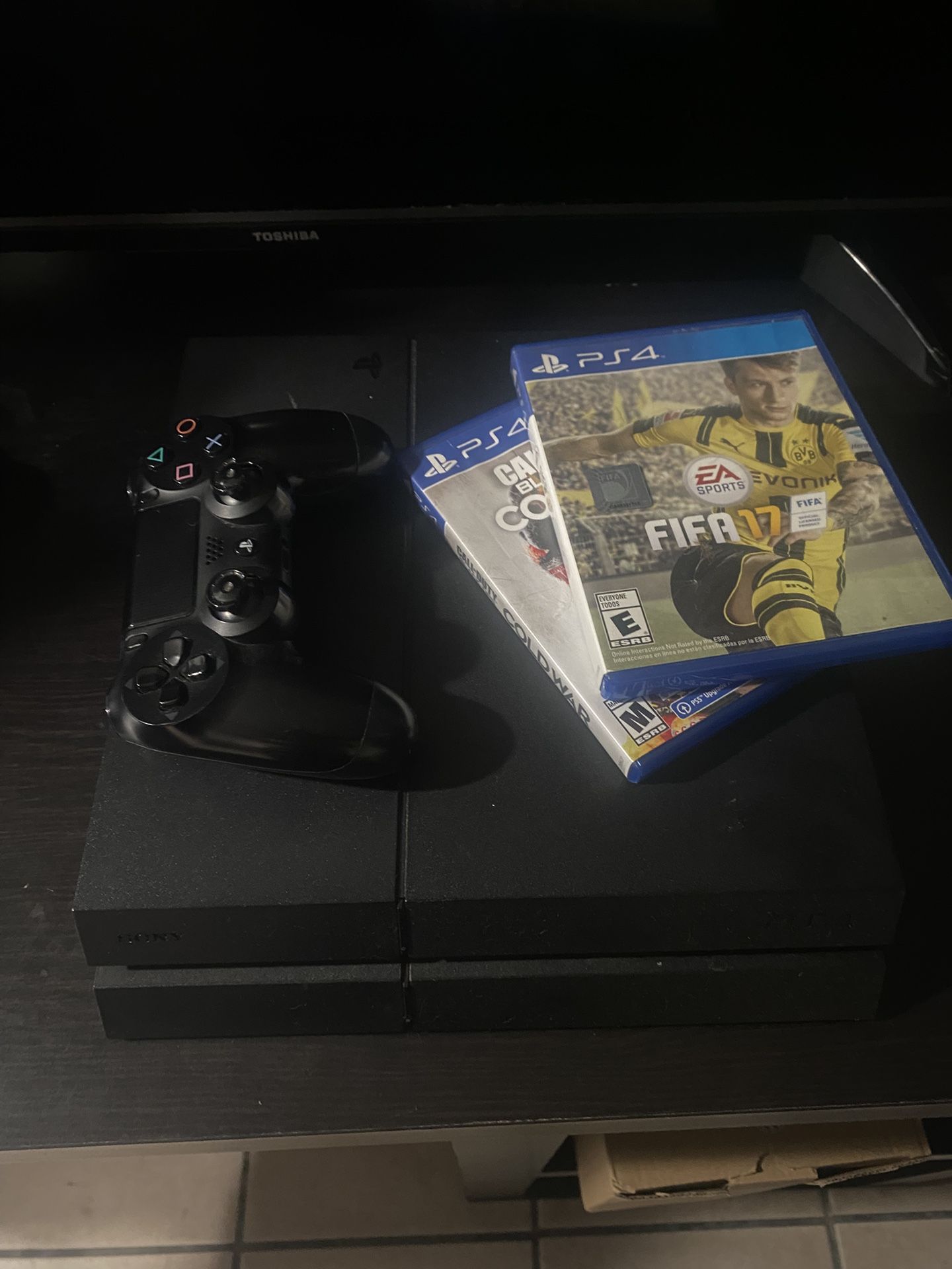 PS4 With Games And Controller
