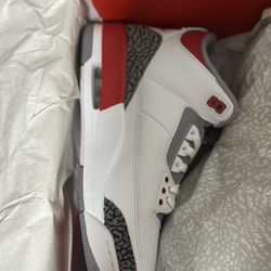 Jordan 3 Fire Red Size 12