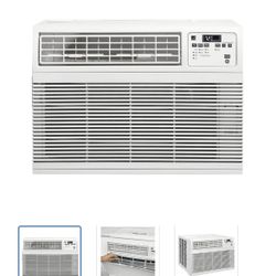 15000 BTU Electronic Window Air Conditioner: Light Cool Gray