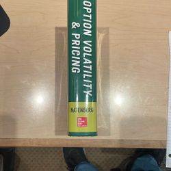 Option Volatility, And Pricing Advanced Trading Strategies And Techniques Second Edition By Sheldon, Natenberg
