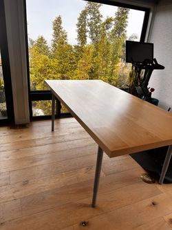 Large IKEA Table like new for Work, Art, Craft, w/ adjustable legs