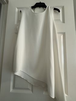 Anne klein Assymetric Blouse Size Large $15