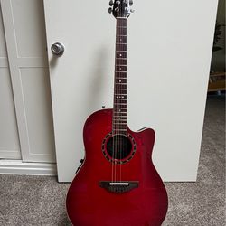 Ovation Balladeer, Contour Deep Bowl, Acoustic Electric Guitar