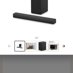 LG Soundbar With Bluetooth Subwoofer 