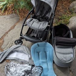 Bugaboo Bee Stroller With Bassinet Rain Cover Car Seat Adapter Sleeping Bag for Sale in Seattle WA OfferUp