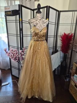 Gold Evening Gown