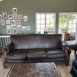 2 Brown Couches
