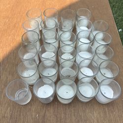 Tea Light Candle Glasses