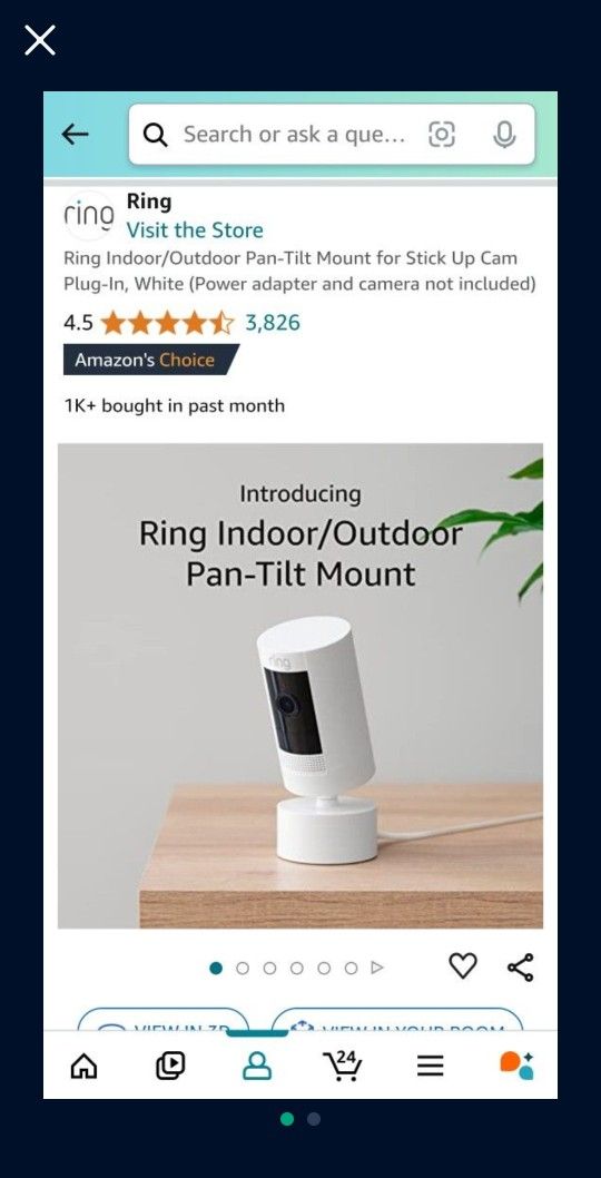 Ring Pan Tilt Mount