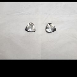 Vintage Collectible Triangle Clip On Earrings