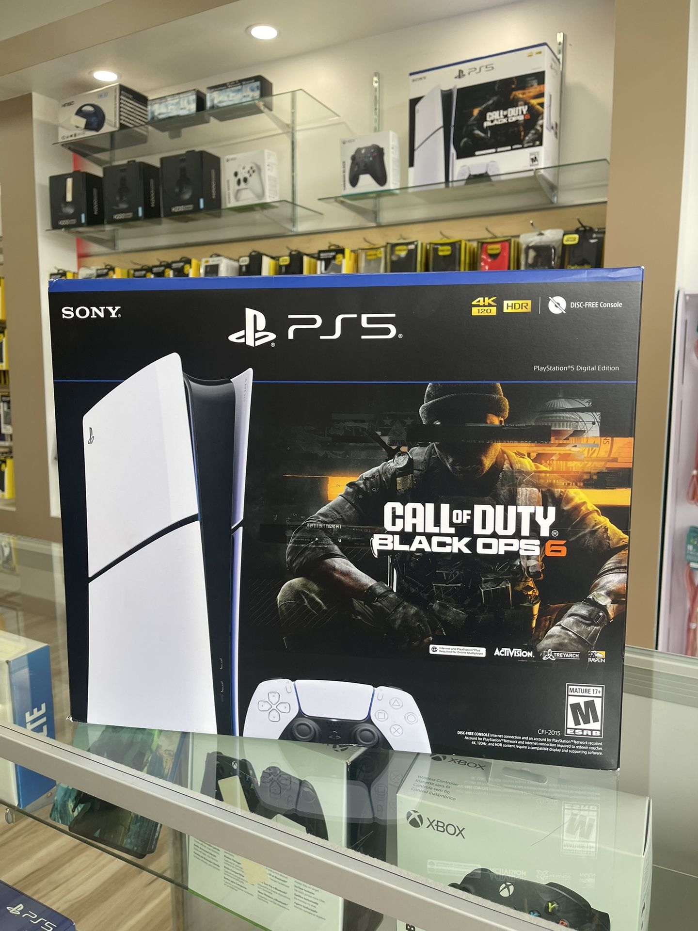Sony PS5 PlayStation 5 Slim Digital Edition Console 1TB Call Of Duty Black OPS 6 Game Bundle Shop Without Using Credit! $0 To $100 Down To Take It!