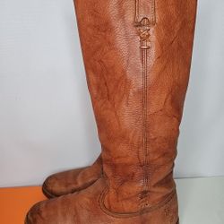 Frye Boots Women's Leather Brown Melissa Size 8
