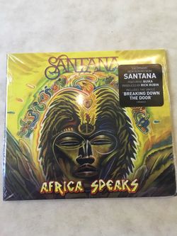 Santana new cd Africa speaks brand new in wrapper!!!