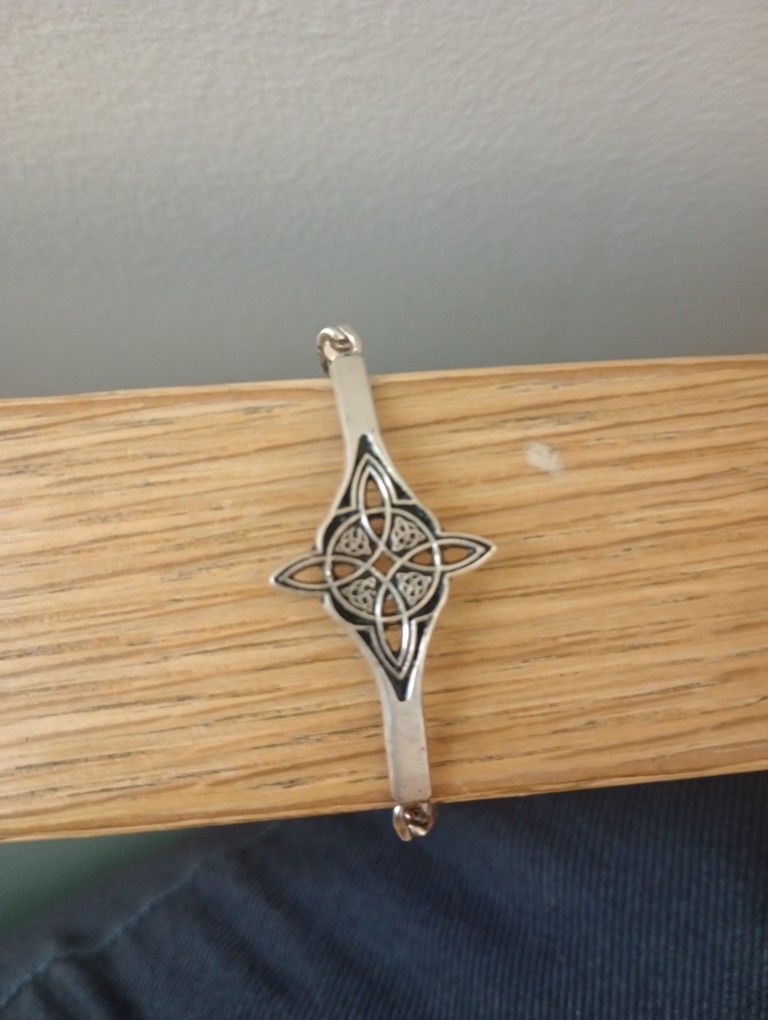 Sterling Silver .925 Vintage Bracelet and Ring Set for Girls