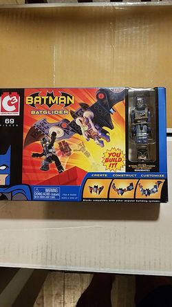 DC 3 Construction Batman Batglider 69 pieces