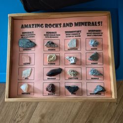 Gems, rocks Mineral display frame
