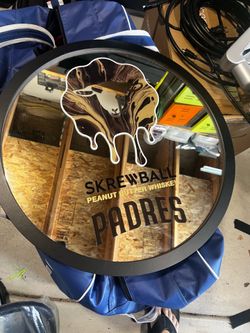 Padres Screwball Mirror