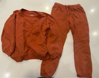 Cat & Jack Rust-Red Cozy Sweatshirt Top size 5T