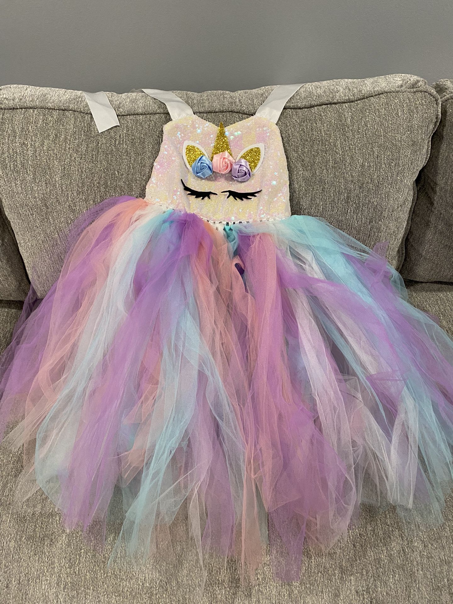 Girls unicorn dress