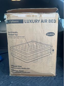 New 18” Queen Air Mattress