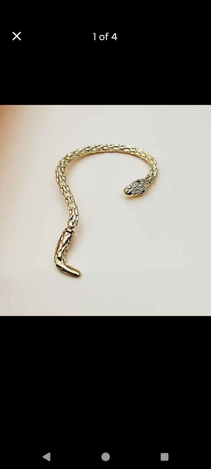 Unique snake Ear Wrap For The Right Ear