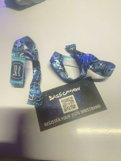 Bass Canyon 2026 Festival Wristband