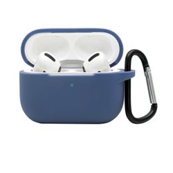Silicone Protective Case for Apple AirPods Pro with Carabiner 