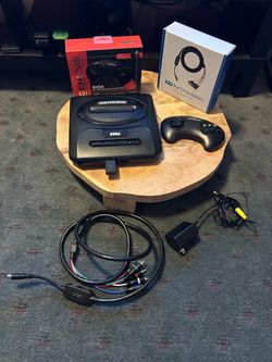 SEGA Genesis 2 3BP Triple Bypass v2+ with HD retrovision triad Retrobit Big 6
