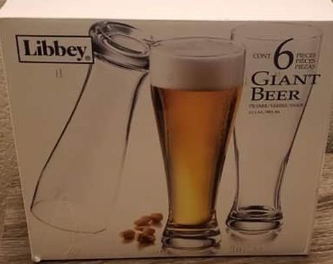 New Giant Beer Glass Set