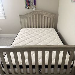 Full size bed frame and dresser