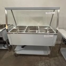 Serv-Ware SG3-1 Commercial Stationary Sneeze Guard 44”
