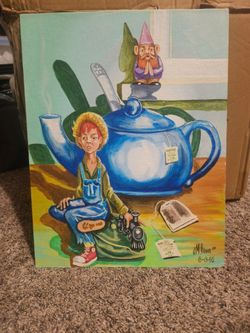 Original Acrylic Painting on Canvas – Signed 1992
