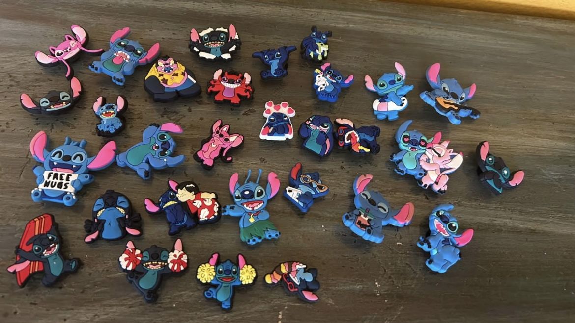 New Lilo & Stitch Croc Charms 30 Count Variety