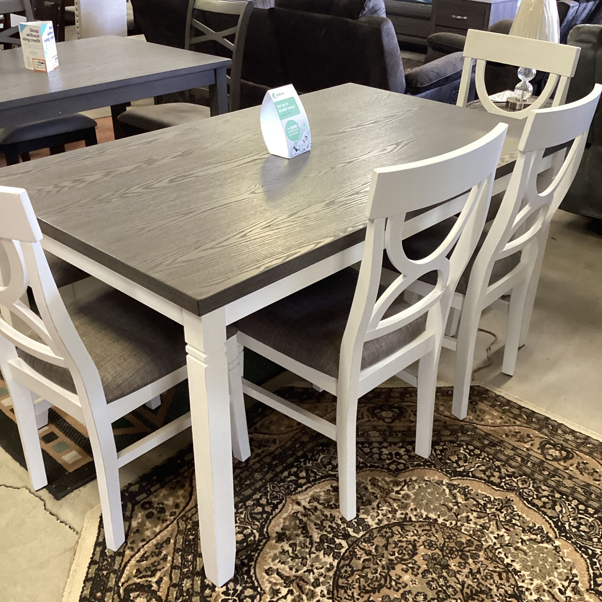 New Table 4 Chairs πͺ And Bench Free Deliver Casual Dining Set 6 Pc Set