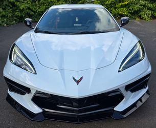 2023 Chevrolet Corvette C8 White Sports Car