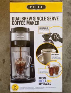Dual Brew Coffee Maker Single Serve NEW